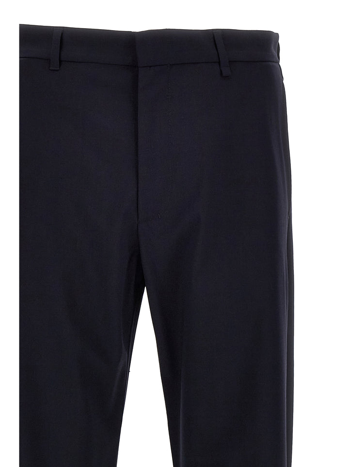 Givenchy Fresh Wool Pantaloni - Blu | 7c06de21a8ef5f03205352bdbee266f4d546b269