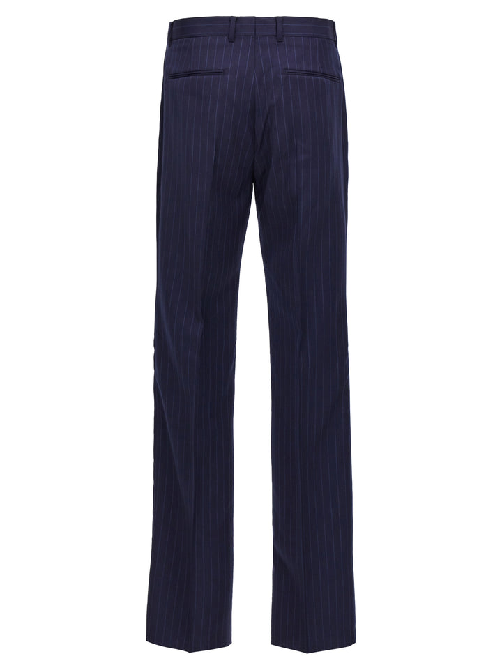 Givenchy Pinstripe Pantaloni - Blu | aa24ef2942f732aac4466f28728b90ca2c792681