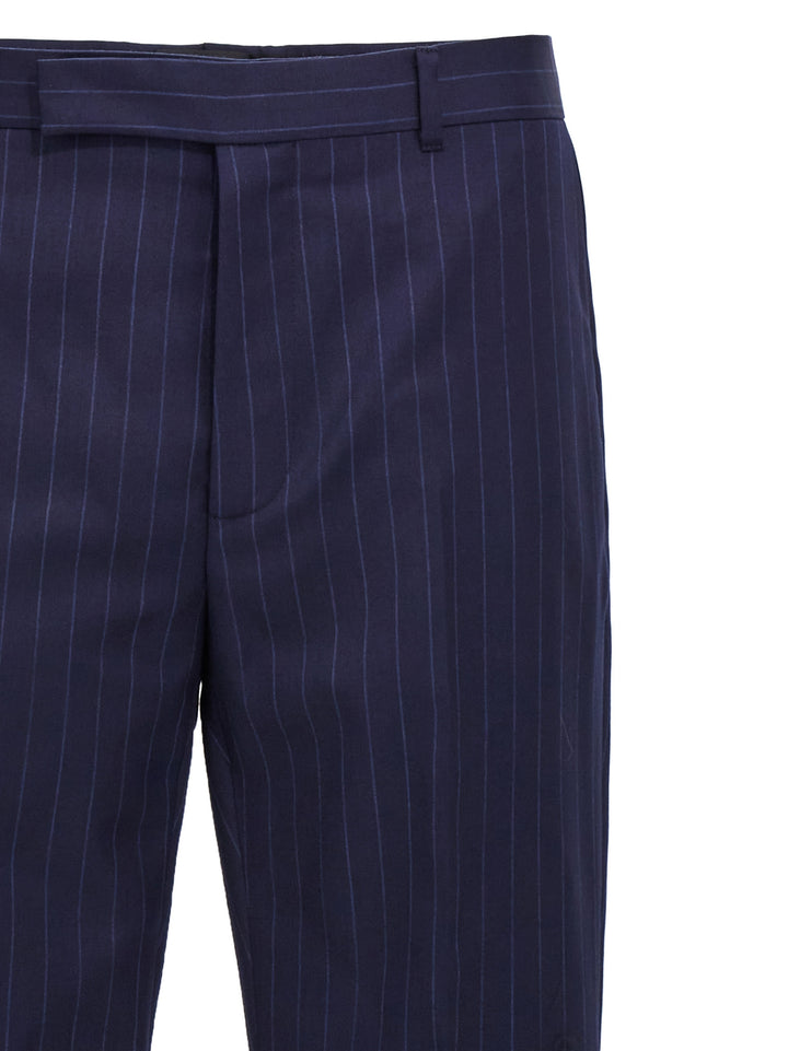 Givenchy Pinstripe Pantaloni - Blu | 21253da5c23b2dcffbc9c6441b3b9666366102b2