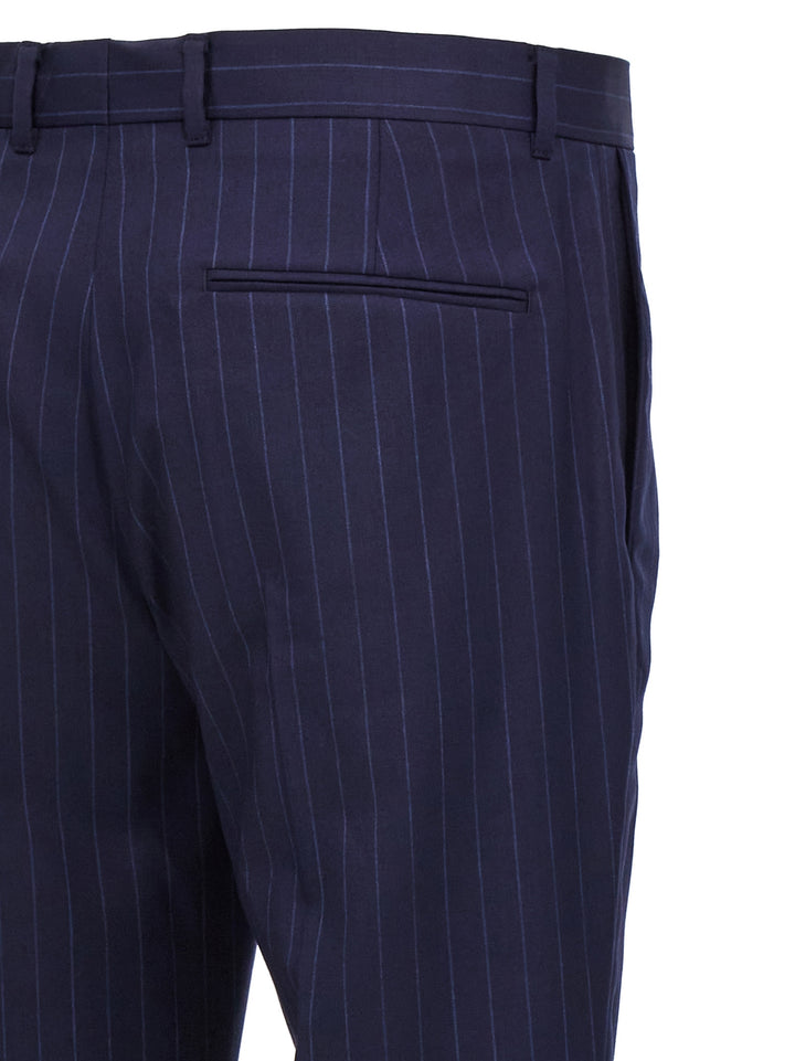 Givenchy Pinstripe Pantaloni - Blu | b55cc4b8ea19217ba6f18d072f67b451d336354b