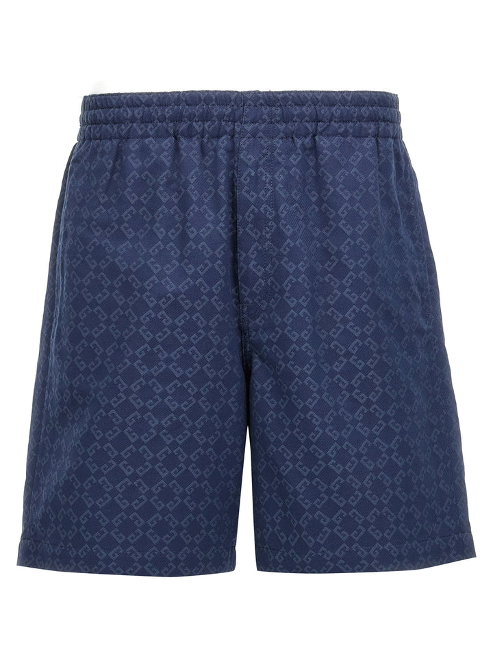 Givenchy Monogram Bermuda e Short - Blu | d323e088af1501364b459d413c1b6b6100cc6915
