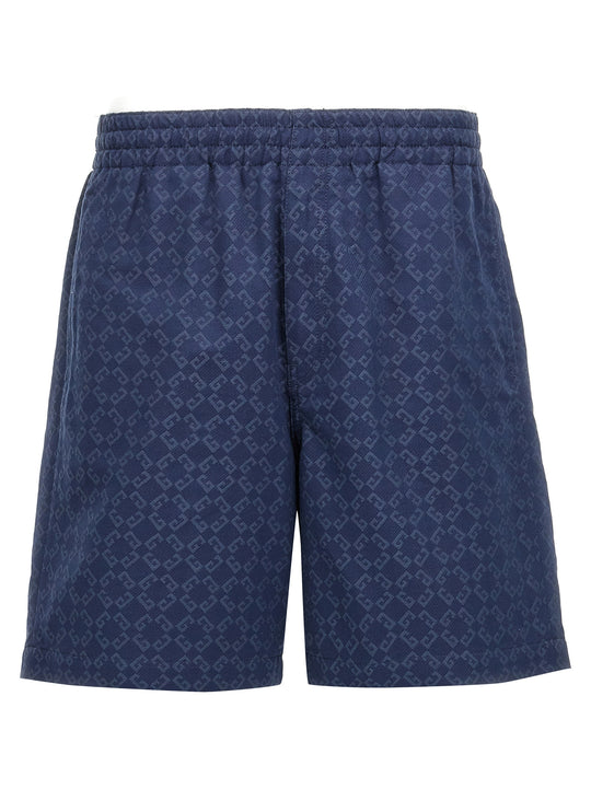 Monogram Bermuda E Short Blu