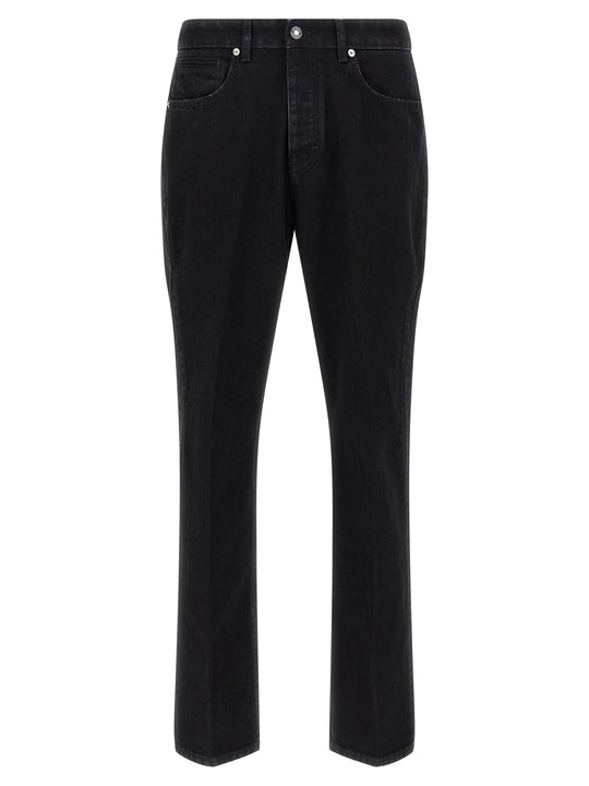 Straight Leg Jeans Nero
