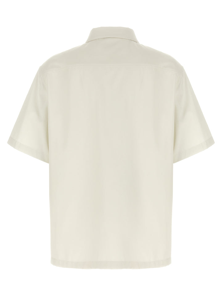 Givenchy Logo Embroidery Shirt Camicie - Beige | a48a1a62fa63d873a47a716af29e118be83ac10b