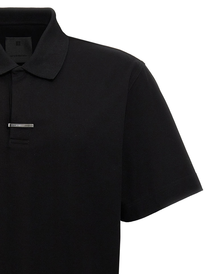 Givenchy Placket Polo - Nero | b711d9b0e483ac84642804f08d7f6db618d5d499
