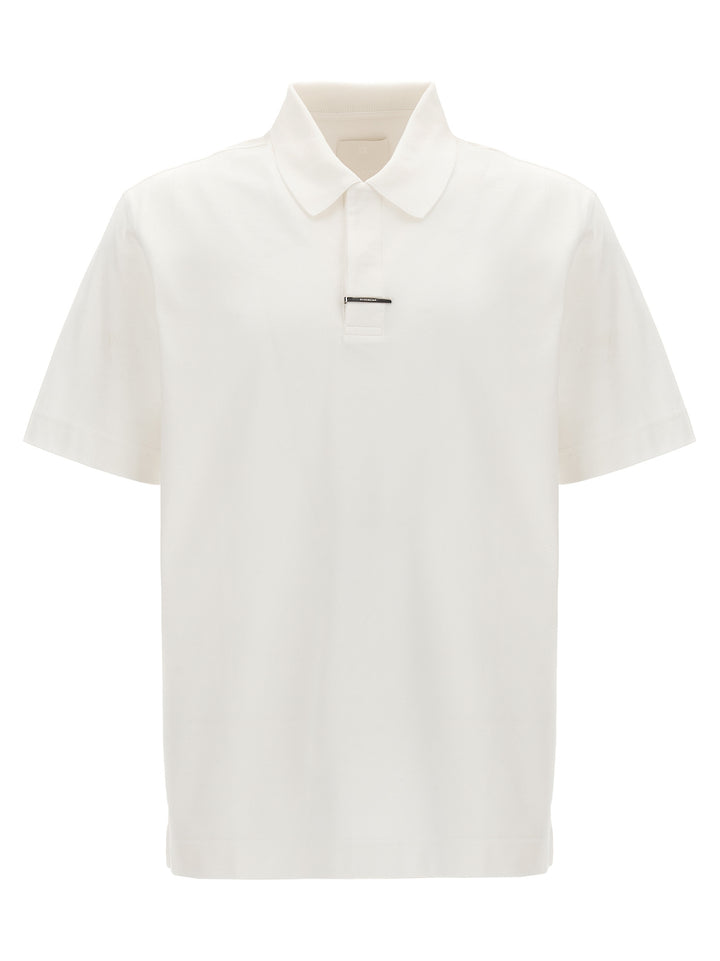 Givenchy Metal Clip  Shirt Polo - Bianco | 1c8c33487be4d537a27909fb472a1eb69156669e