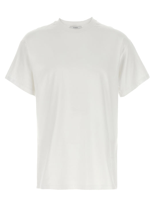 Logo Print T Shirt Bianco