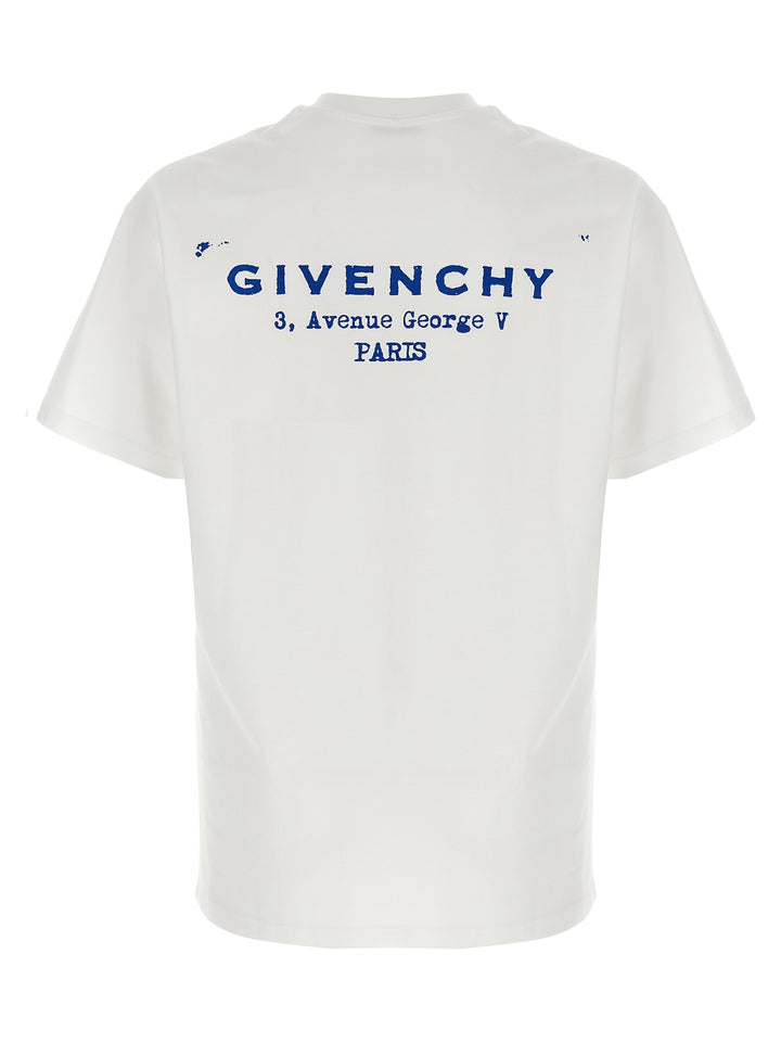 Givenchy Logo Print T shirt - Bianco | 950a89c871e6b3f42f60946d2e733faf26f7421d