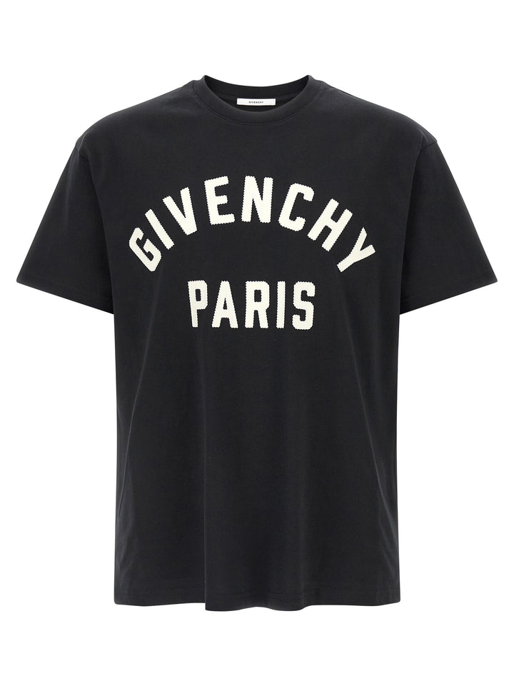 Givenchy Givenchy Paris T shirt - Bianco/Nero | 0569af5a32f81b408f5a83ef5981999f1291381c