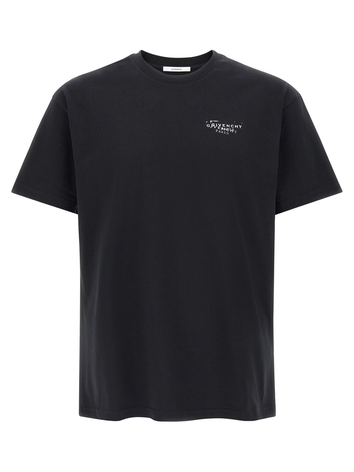 Givenchy Givenchy Stamp T shirt - Nero | 09987ff588f1ea05ebd96c401845416432ae08db