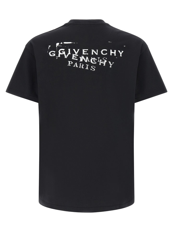 Givenchy Givenchy Stamp T shirt - Nero | 0d20e9dbb2ac126803799b1956083cef32af6f8f