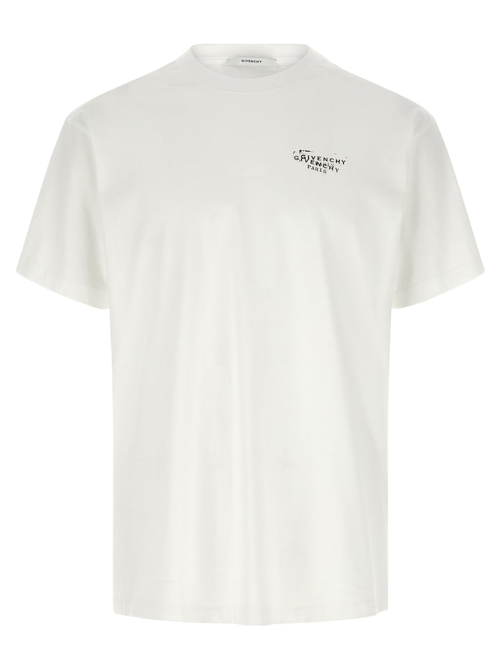 Givenchy Givenchy Stamp T shirt - Bianco | 6d742c6327509e13d0d2c0c430d26704bd4ba63e