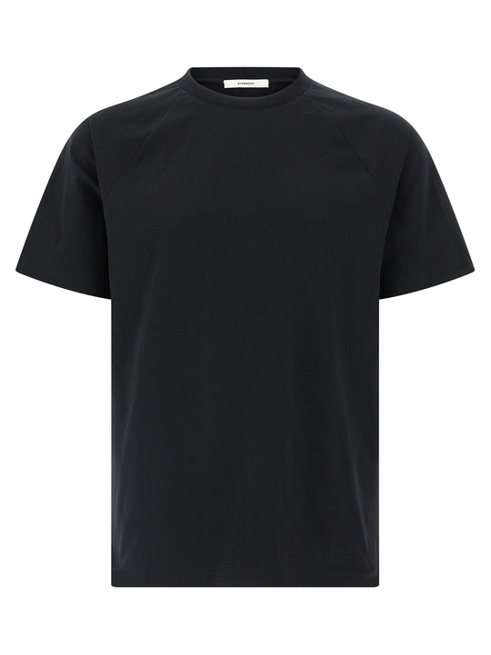 Satin Insert T Shirt Bianco/Nero