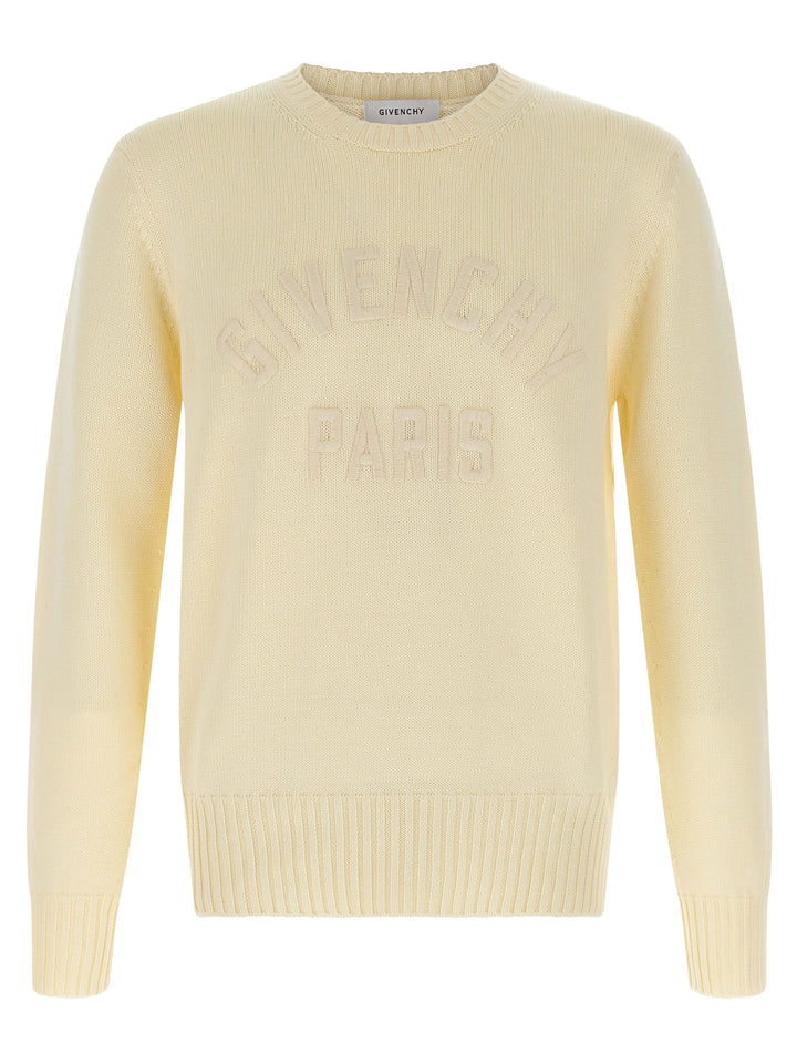 Givenchy Logo Sweater Maglioni - Beige | 63409b85bd67b4e46beb0ea8b1f42a9be16c3af8