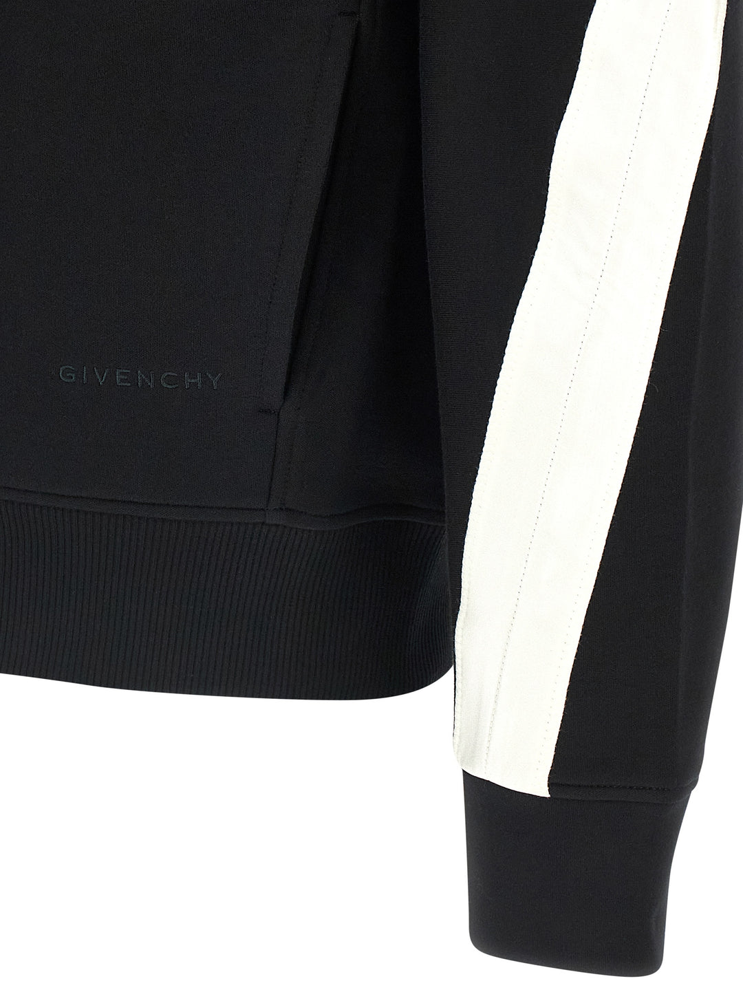 Givenchy Satin Insert Felpe - Bianco/Nero | a6dd00bf74d00e3b52a916b91d4e43e3c44b119c