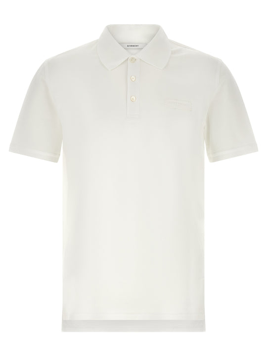 Givenchy Paris Polo Bianco