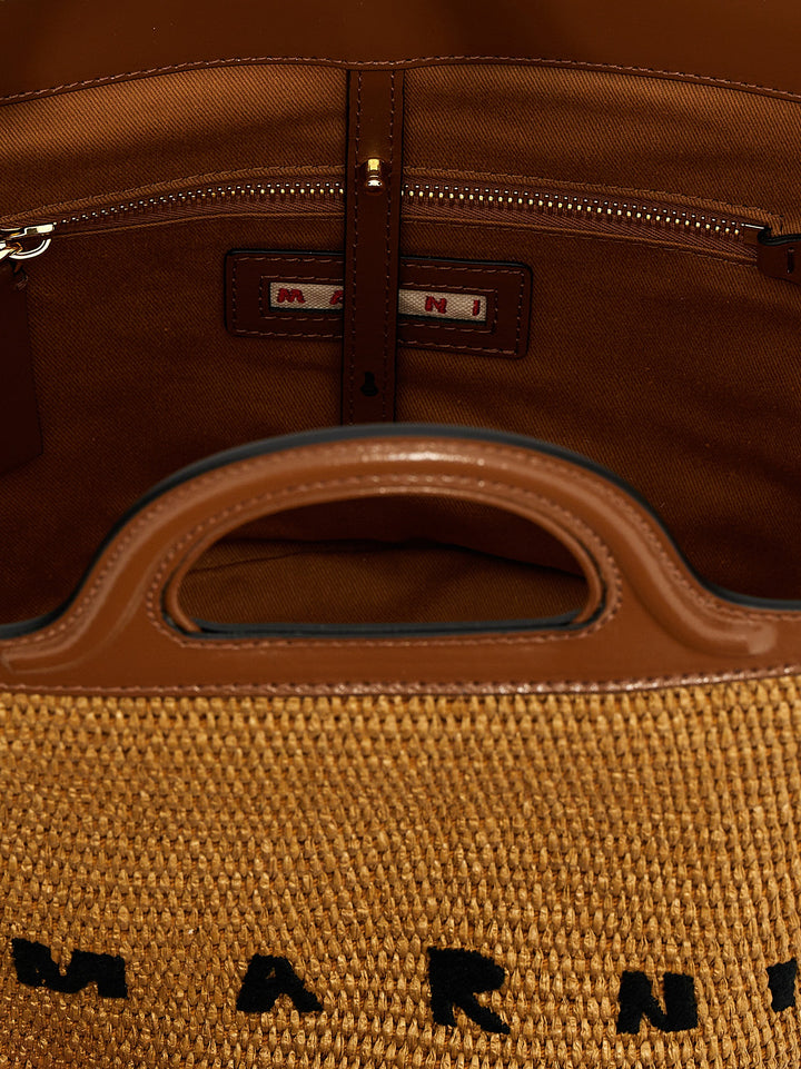 Marni Tropicalia Small Borse a Mano - Marrone | 0068a77e7e3e7eb69b45a51a4fd63c9b2411d2a5