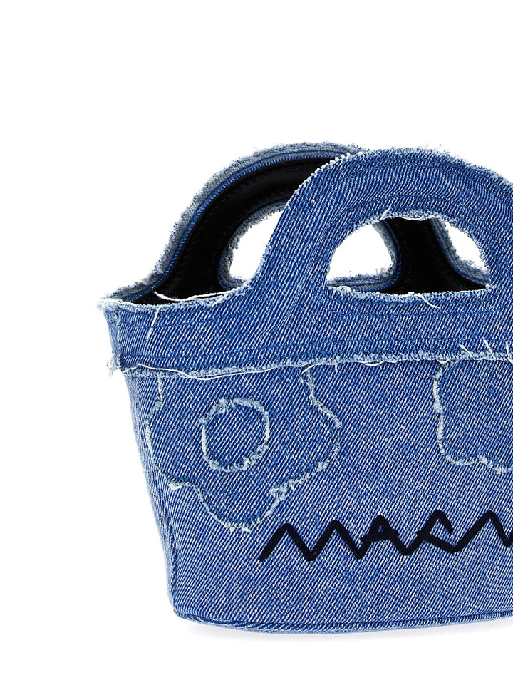 Marni Tropicalia Micro Borse a Mano - Celeste | 6d8d7673caa9d9bd842519232762bf7c8418e3b3