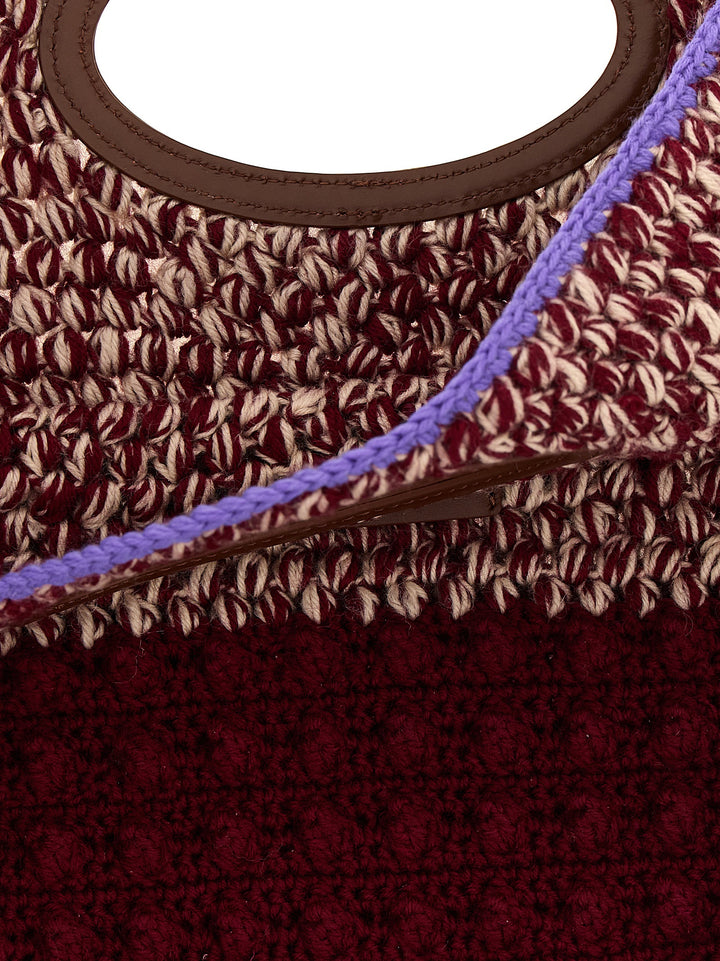 Marni Knotty Borse a Mano - Bordeaux | 1fefffd9132ddc73447b02e1e829dd2af2572e94