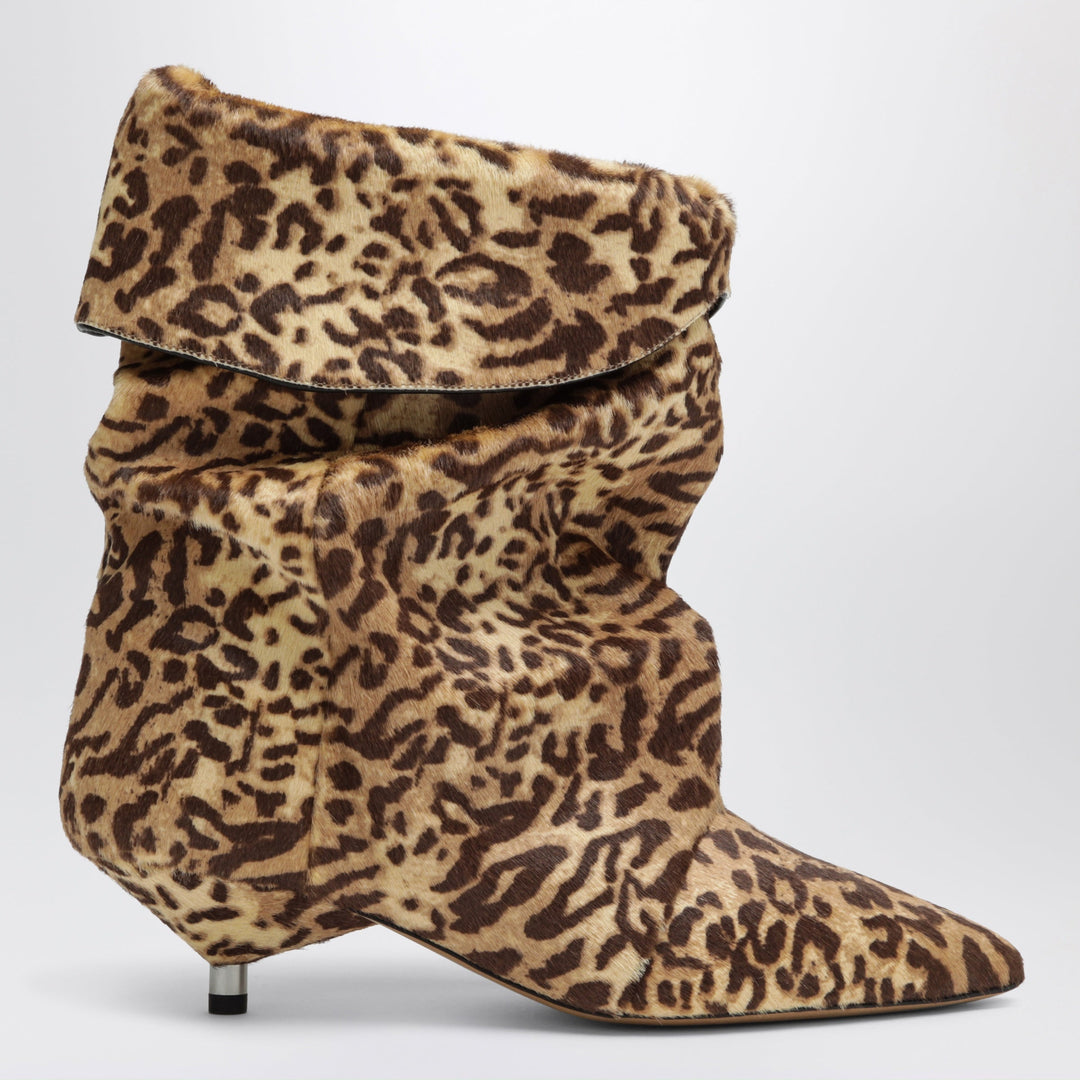 Isabel Marant Stiefeletten aus Fellimitat mit Animalprint