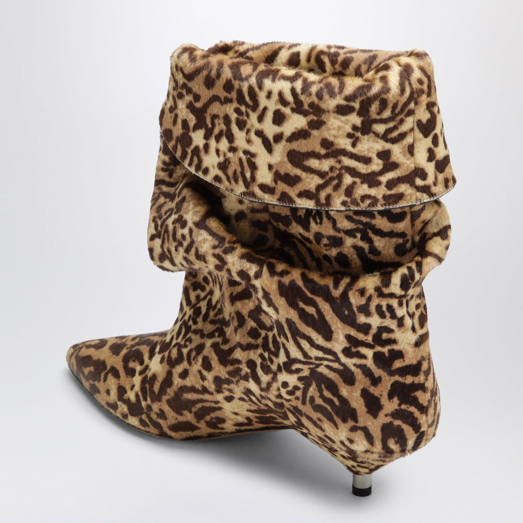 Isabel Marant Stiefeletten aus Fellimitat mit Animalprint