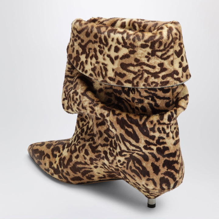 Isabel Marant Stiefeletten aus Fellimitat mit Animalprint