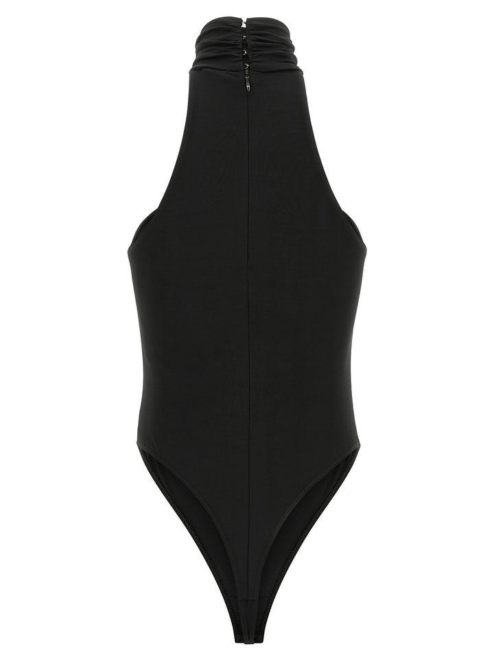 Elisabetta Franchi Jewel Detail Bodysuit Top - Nero | 1276f6951ddf02b5bfc951cafa74896efa395ea4