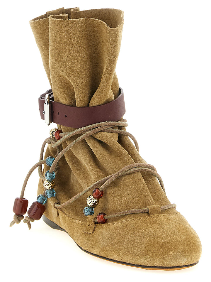Isabel Marant Letiz Stivali e Stivaletti - Beige | 33276486f20b0161f5208e295b774703cd6f1f13