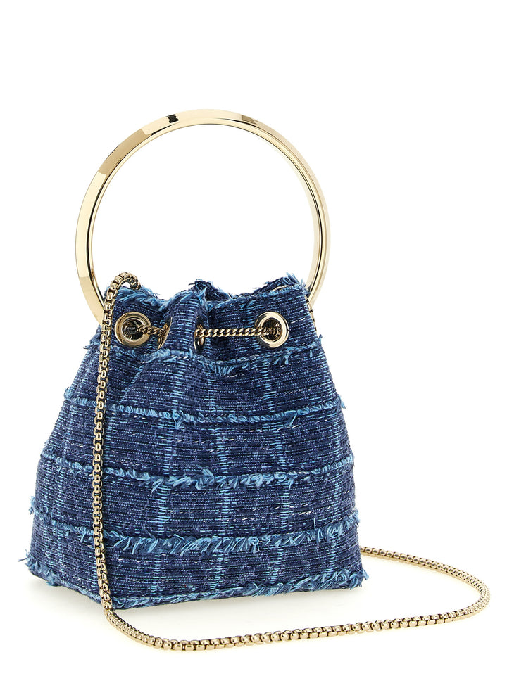 Jimmy Choo Bon Bon Borse a Mano - Blu | 71b8104dbb983c0abcec40796aa316be6b2ae4f4