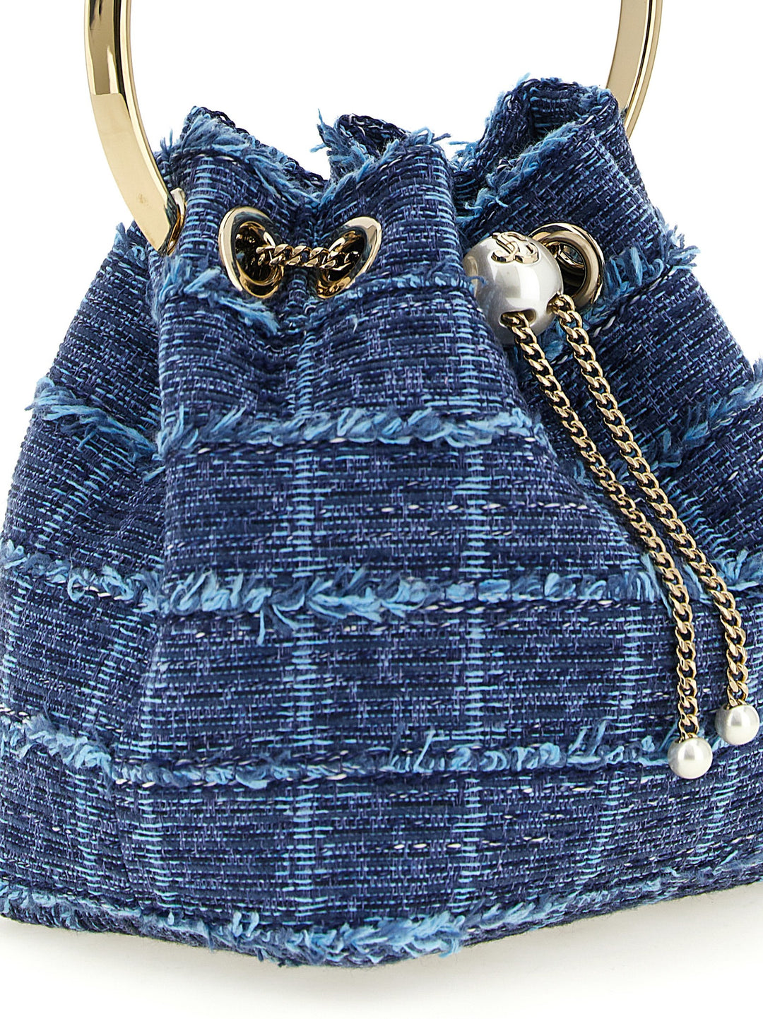 Jimmy Choo Bon Bon Borse a Mano - Blu | 183f12f1095a22f062be2777cebbd35987f419a1