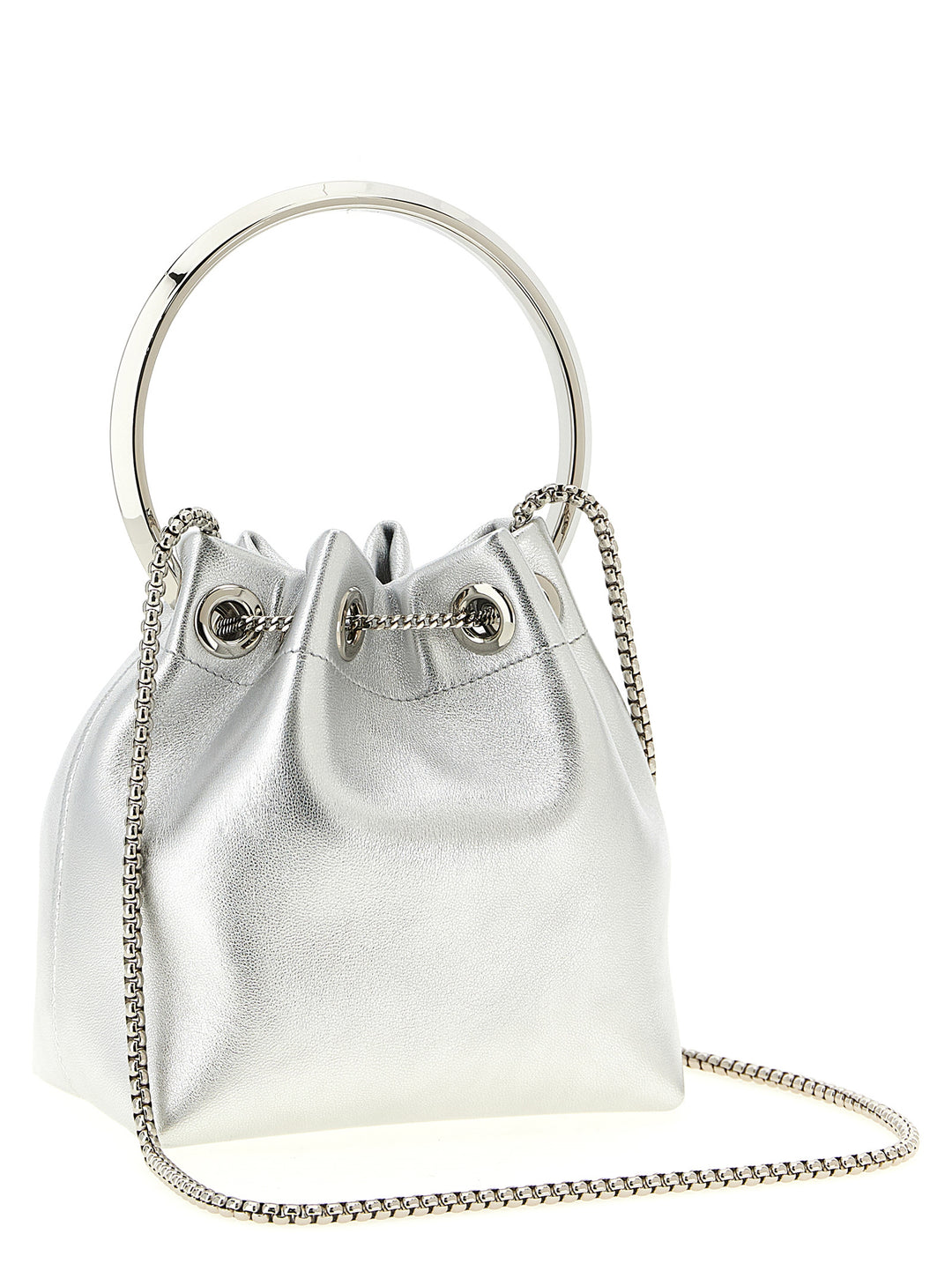 Jimmy Choo Bon Bon Borse a Mano - Silver | fed4b7d1eda5a366a5a6f2a29dbf10aeab8c0de2