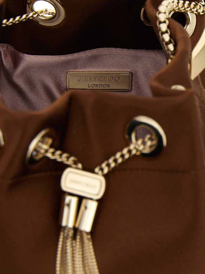 Jimmy Choo Bon Bon Borse a Mano - Marrone | 12f526e02e55034d49ec57ed5715ebea537ee8b8