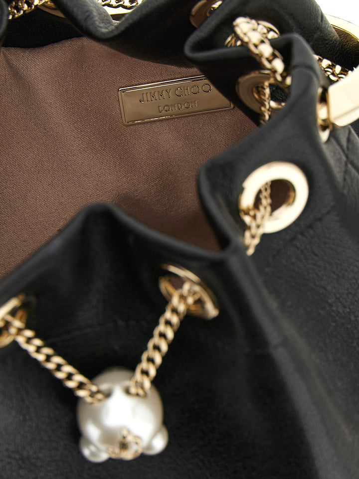 Jimmy Choo Bon Bon Borse a Mano - Nero | 744dccc6c67ad7910890d3e9938d152b62aec2b3