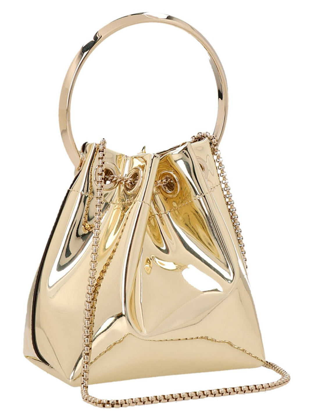 Jimmy Choo Bon Bon Borse a Mano - Oro | c888cc5ab95337a73c3a26d9270571c740d64e43