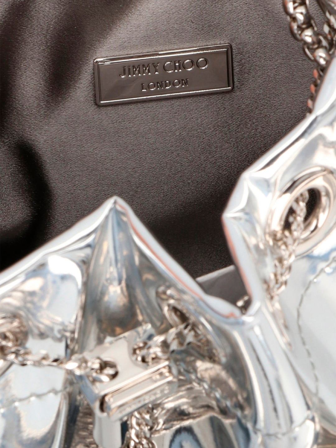 Jimmy Choo Bon Bon Borse a Mano - Silver | 3eeb85178e24cd0b0e1ba443dd48ab5c190106b3