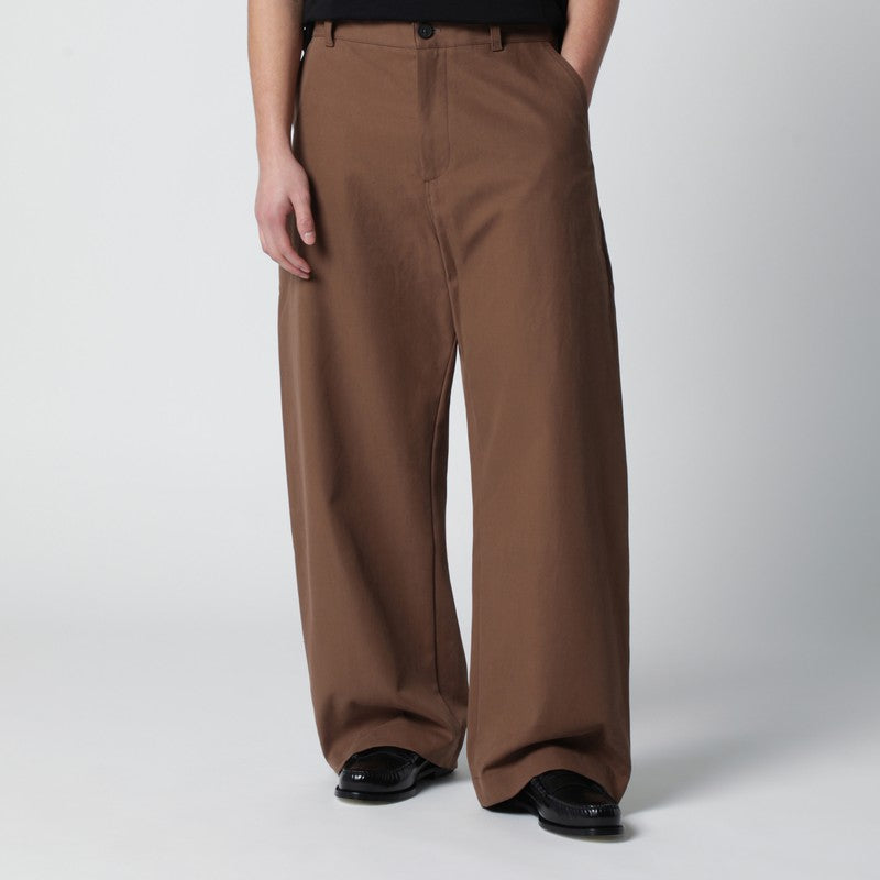 Studio Nicholson Pantaloni - Marrone | d5edb911376262c993216496f9c1af9626cb3f52