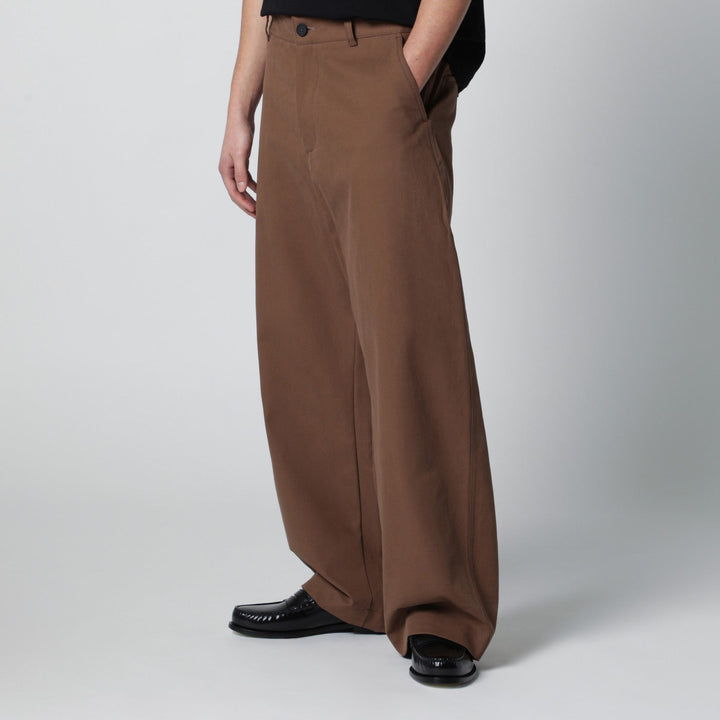 Studio Nicholson Pantaloni - Marrone | efb680a90be28f62e5e5266bdabcf7d440748ffa