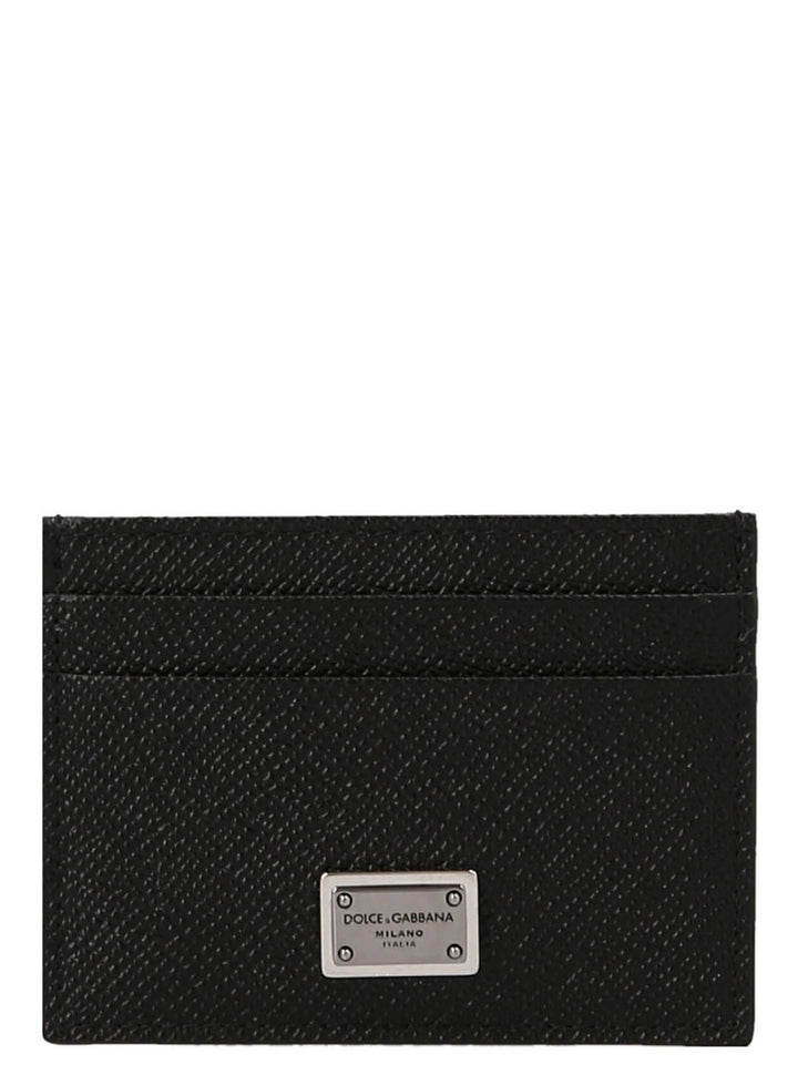 Dolce & Gabbana Logo Tag Card Holder Portafogli - Nero | d024ac2b4c8e23eea848dc6e36891317b63f9598