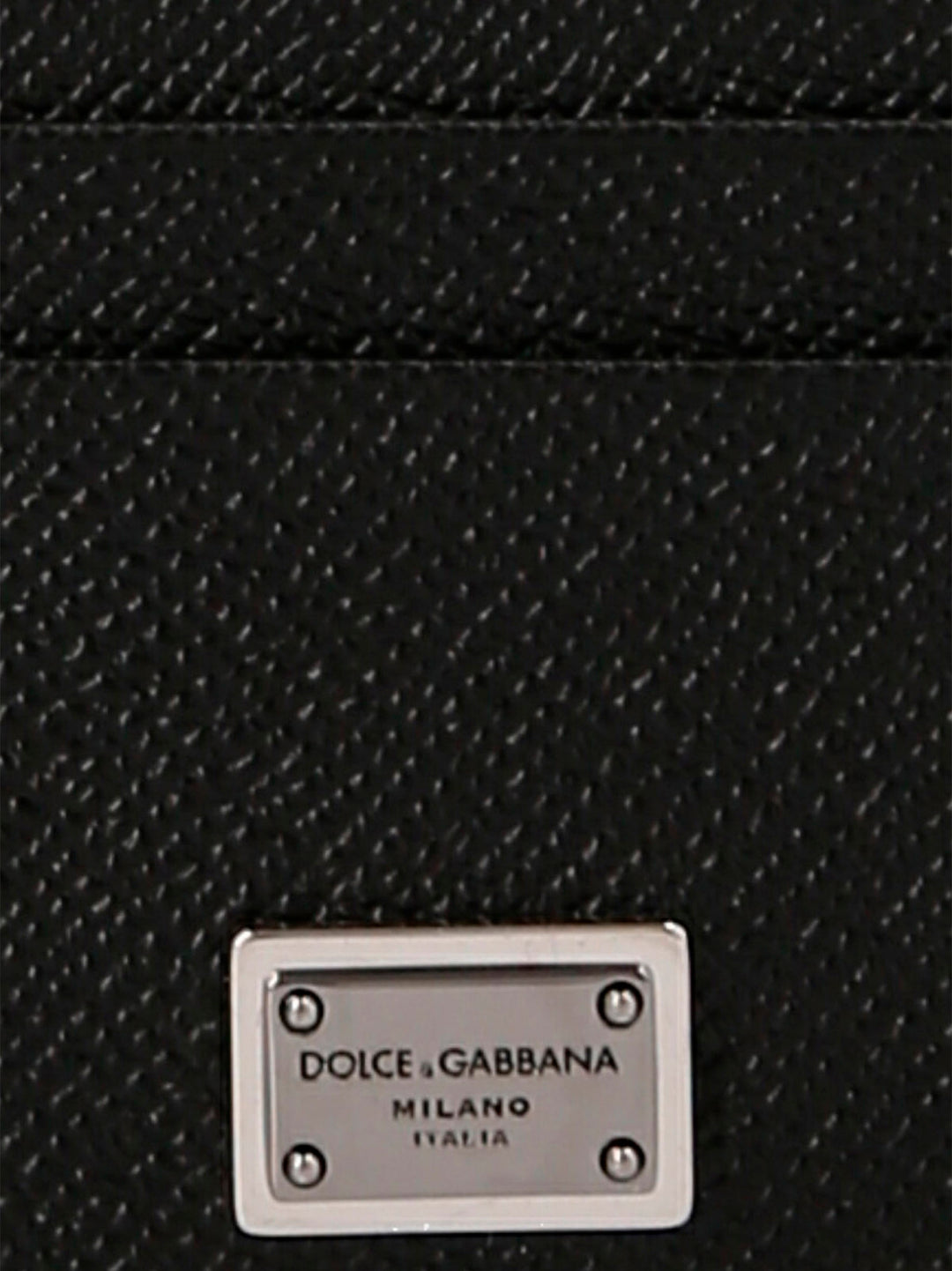 Dolce & Gabbana Logo Tag Card Holder Portafogli - Nero | 5418e562c9a947a413afea9aca81a5cedb491678