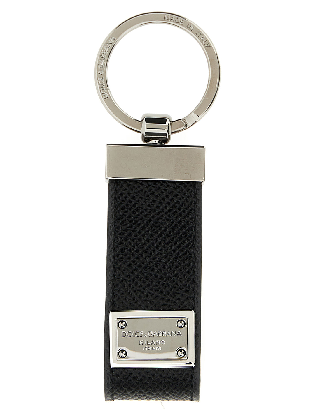 Dolce & Gabbana Logo Plaque Portachiavi - Nero | 8062d388a50c0998b595b3c356035e6d383b5eb2