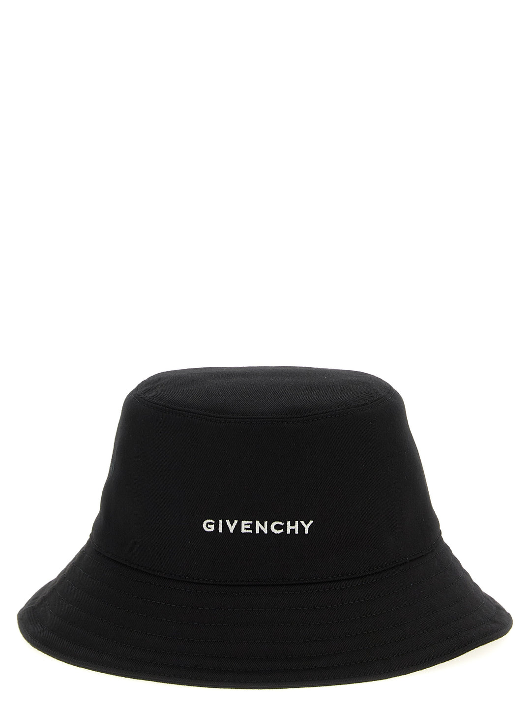 Givenchy Logo Embroidery Bucket Hat Cappelli - Nero | 6ea499e20721d395c7b337a43df95a568fb51e16