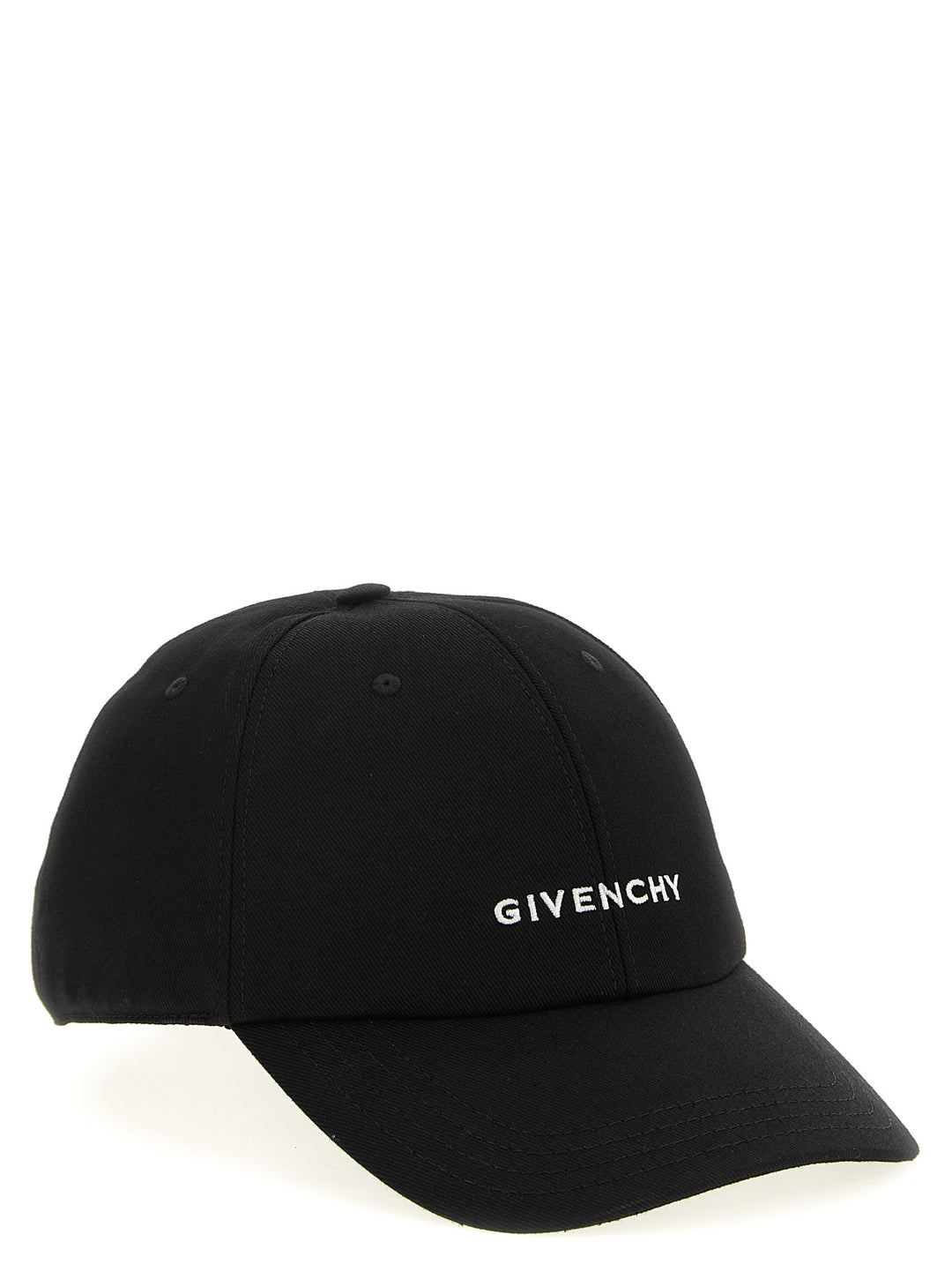 Givenchy Logo Embroidery Cap Cappelli - Nero | 3eb275ede930d398a198e2ccc8013349663eceda