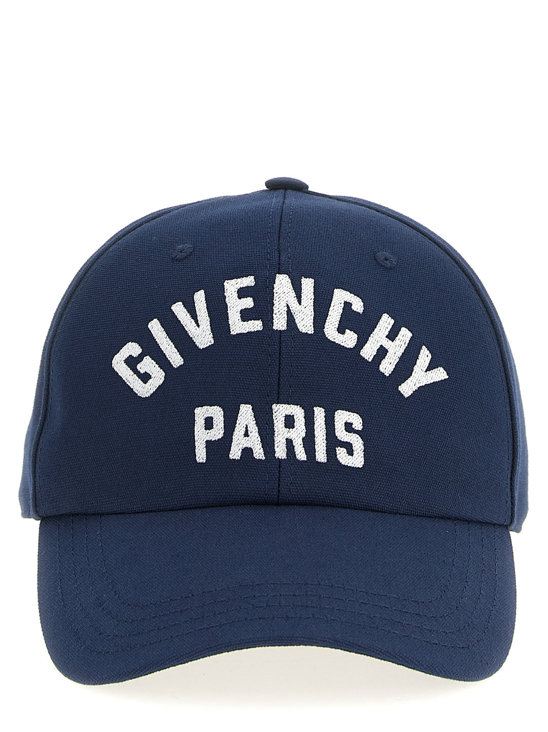 Givenchy Logo Embroidery Cap Cappelli - Blu | 53d5a3dcd8a3d03095d9a94d4065c3a81b9df9d0