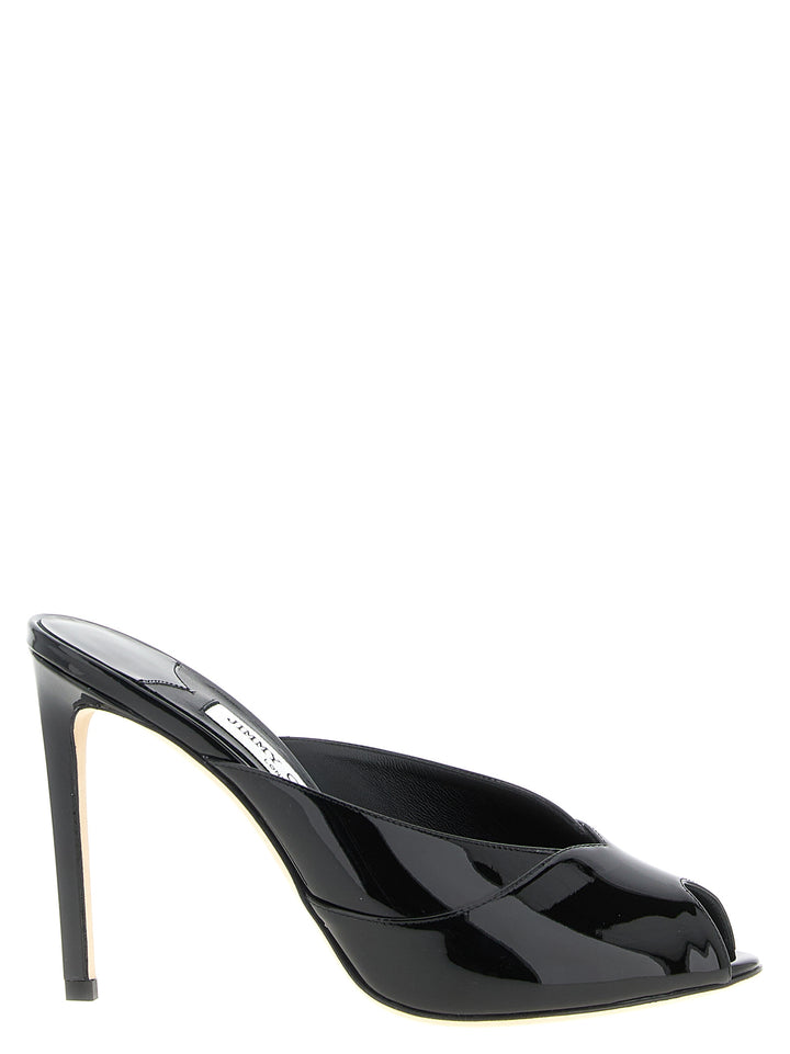 Jimmy Choo Mule 'Brigitte Sandali - Nero | 7b92b2f42e212b8e54975a6f69a3597c42ee8d2c