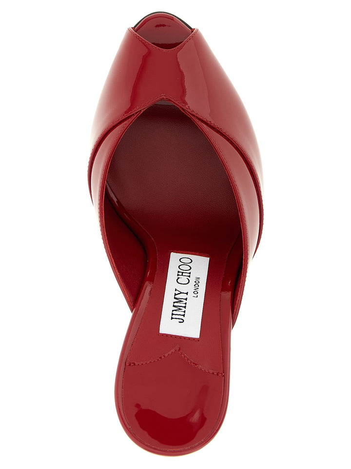 Jimmy Choo Brigitte Sandali - Rosso | cb543004416b389c16ee61cd590775920e863838
