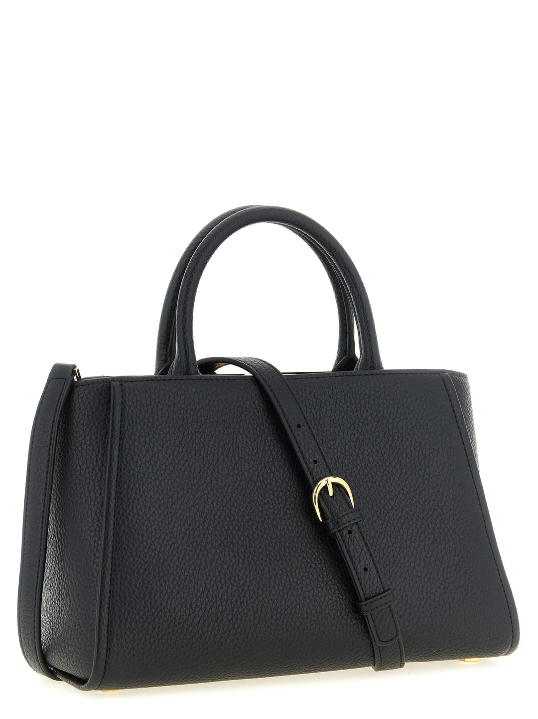 Elisabetta Franchi Maxi Logo Shopping Bag Tote - Nero | a5d1edef8f6a45592c8289713ca7e1debad61266