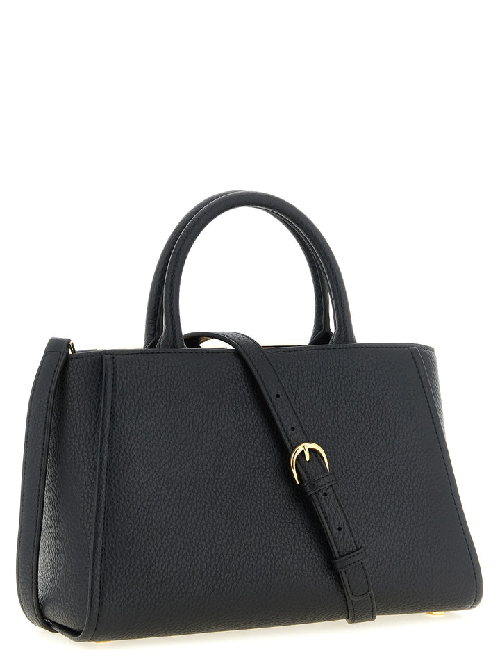 Elisabetta Franchi Maxi Logo Shopping Bag Tote - Nero | a5d1edef8f6a45592c8289713ca7e1debad61266