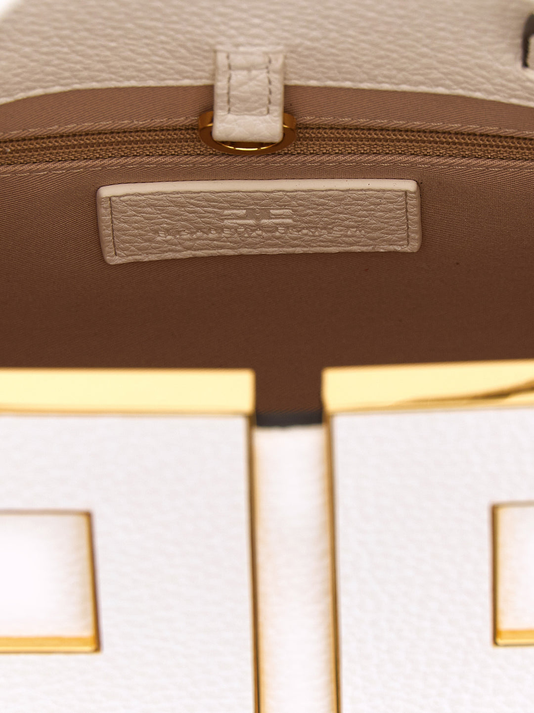 Elisabetta Franchi Maxi Logo Shopping Bag Tote - Bianco | 602e9a92fdf7aafc2437cacecabdc4b3b1167c98