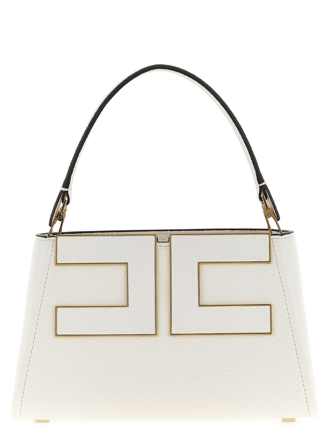Elisabetta Franchi Maxi Logo Handbag Borse a Mano - Bianco | 8b819c90f4ee315147d52dcdf7c228a6bb82a5f0