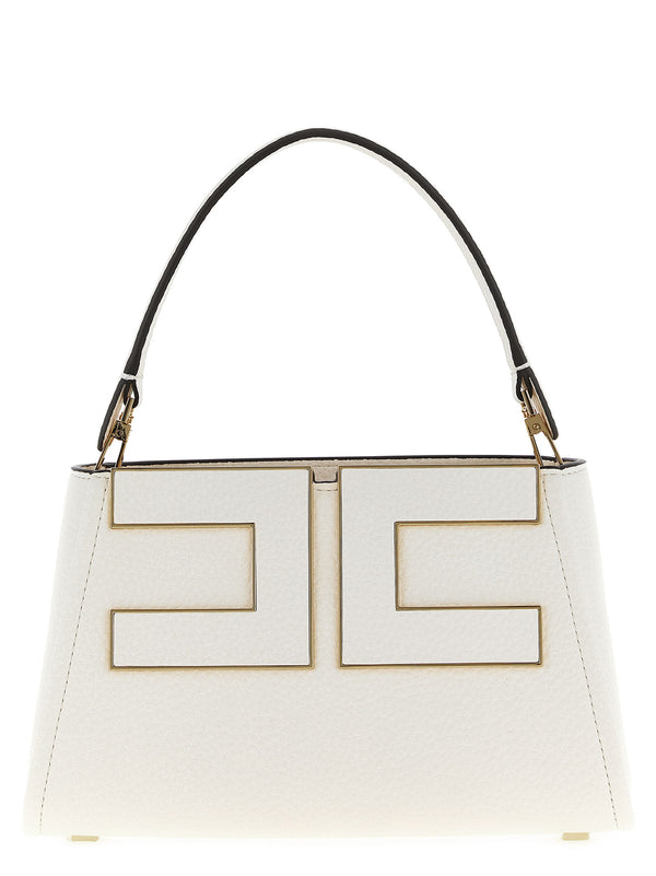 Maxi Logo Handbag Borse A Mano Bianco